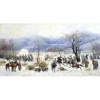 РЕПРОДУКЦИИ НА КАРТИНИ Битката при Шипка-Шейново 28 декември 1877 (1894)